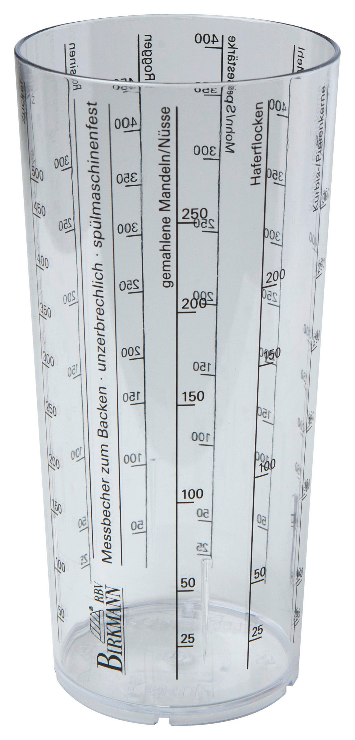 MESSBECHER - Transparent, Basics, Kunststoff (7,8/17/7,8cm) - Birkmann