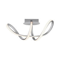 DECKENLEUCHTE Maria 61/24,5/27,0 cm   - Alufarben, Design, Metall (61/24,5/27,0cm)