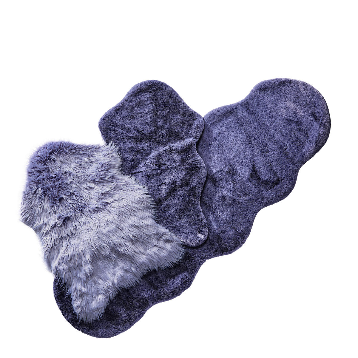 KUNSTFELL 60/90 cm Blau  - Blau, Basics, Fell/Textil (60/90cm) - Ambia Home