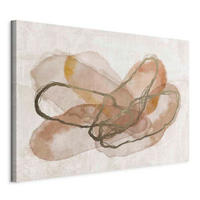 LEINWANDBILD Abstraktes 90/60/1,2 cm  - Beige, Basics, Holz/Textil (90/60/1,2cm) - artgeist