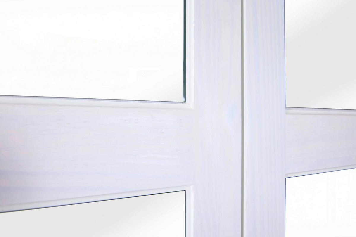 ORMAR ZA ODJEĆU bijela, hrast Artisan   - bijela/hrast Artisan, Moderno, staklo/drvni materijal (215/208/64cm) - Landscape