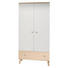 DREHTÜRENSCHRANK 2 -türig Birkefarben, Weiß - Birkefarben/Weiß, Design, Holz/Holzwerkstoff (96,4/198,7/56,3cm) - Paidi