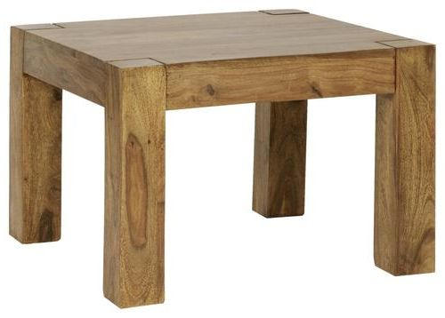 COUCHTISCH Sheesham massiv quadratisch Sheeshamfarben - Sheeshamfarben, Design, Holz (60/60/40cm) - MID.YOU