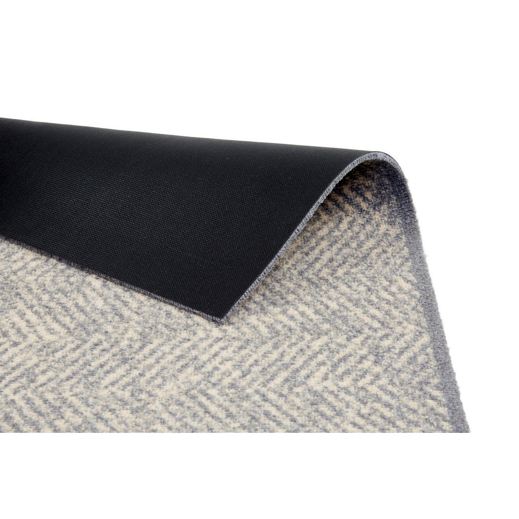 Thumbnail - Esposa FUßMATTE, Braun, Weiß, Textil, rechteckig, 66x110 cm, rutschfest, für Fußbodenheizung geeignet, Teppiche & Böden,...