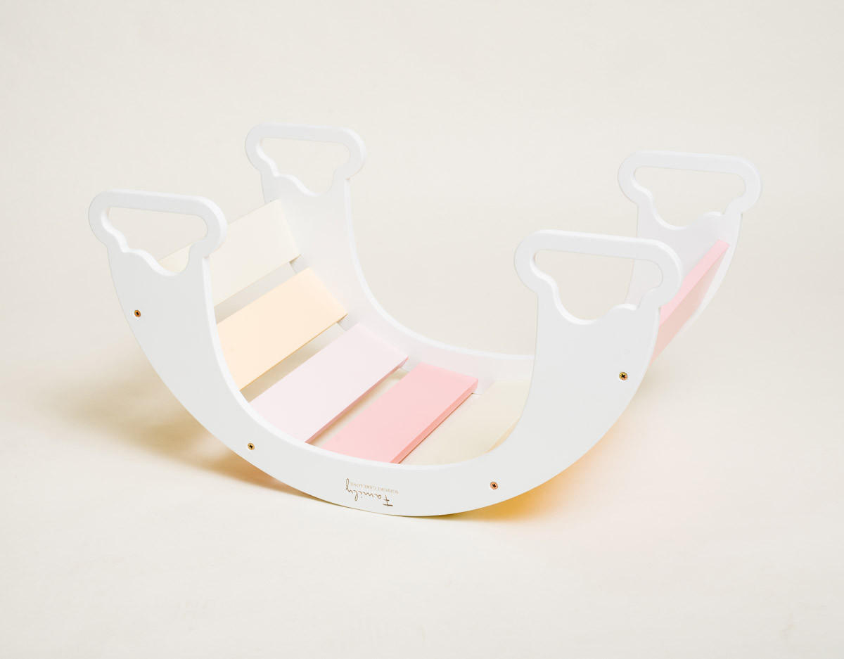 WIPPE  - Multicolor/Weiß, Basics, Holz (40/75/37cm)