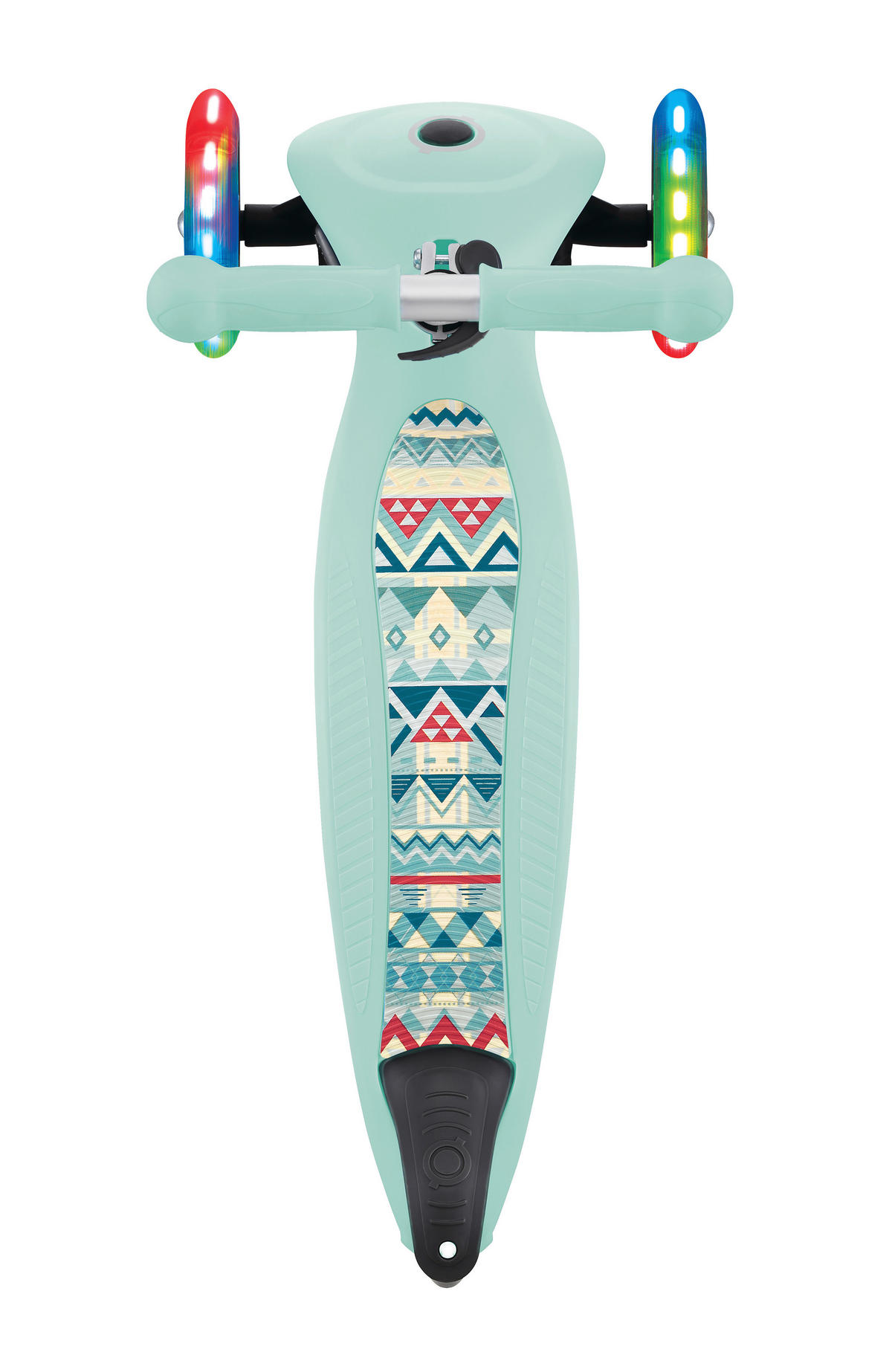 KINDERSCOOTER JUNIOR FOLDABLE FANTASY LIGHTS  - Hellgrün, LIFESTYLE, Kunststoff (56/28,6/68cm) - GLOBBER