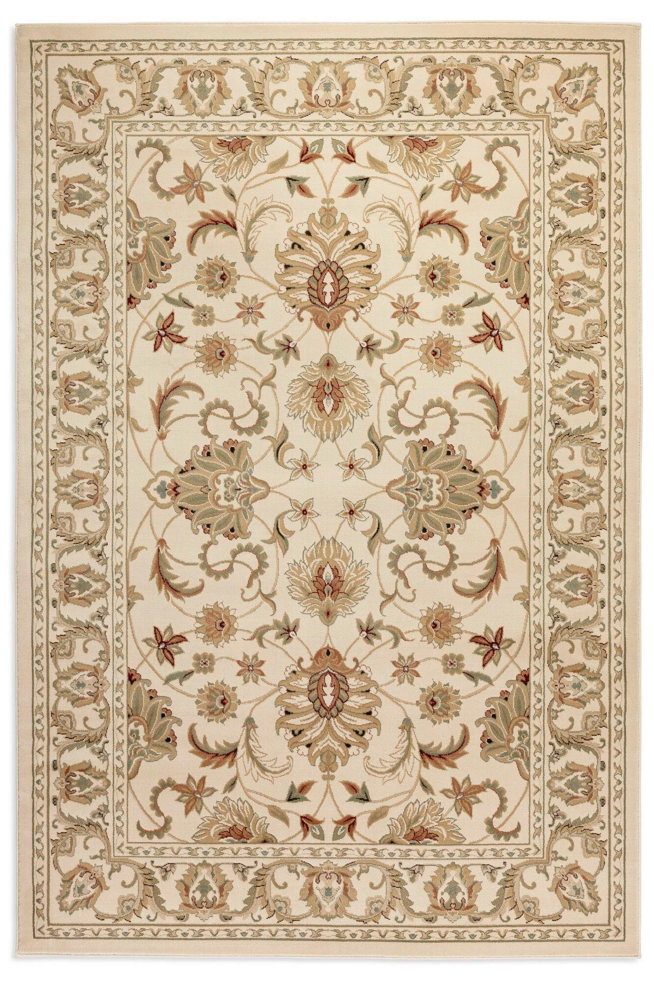 VINTAGE-TEPPICH 120/170 cm Herat Creme  - Creme, Basics, Kunststoff/Textil (120/170cm)