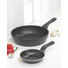 PFANNENSET Aluminium 2-teilig - Schwarz, Basics, Metall - BALLARINI