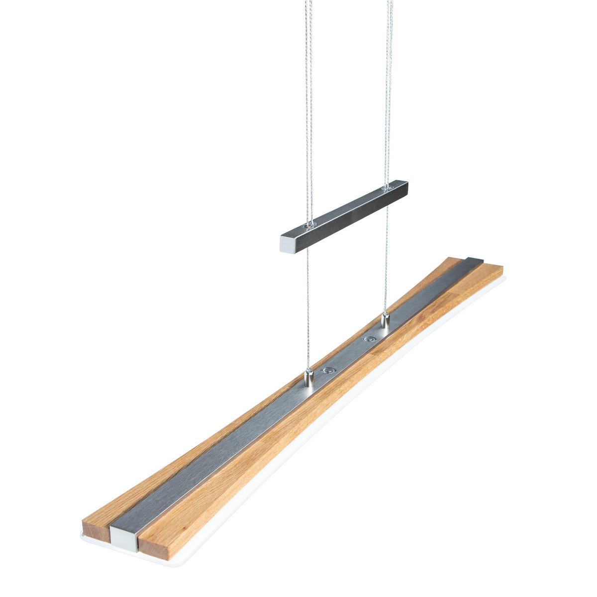 LED-HÄNGELEUCHTE 100/9/150 cm  - Beige, Natur, Holz (100/9/150cm)