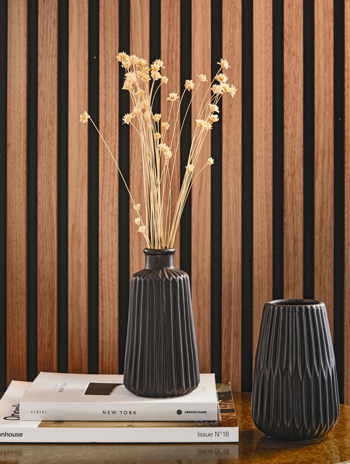 VAZA   17 cm  keramika  - črna, Design, keramika (8/17cm)
