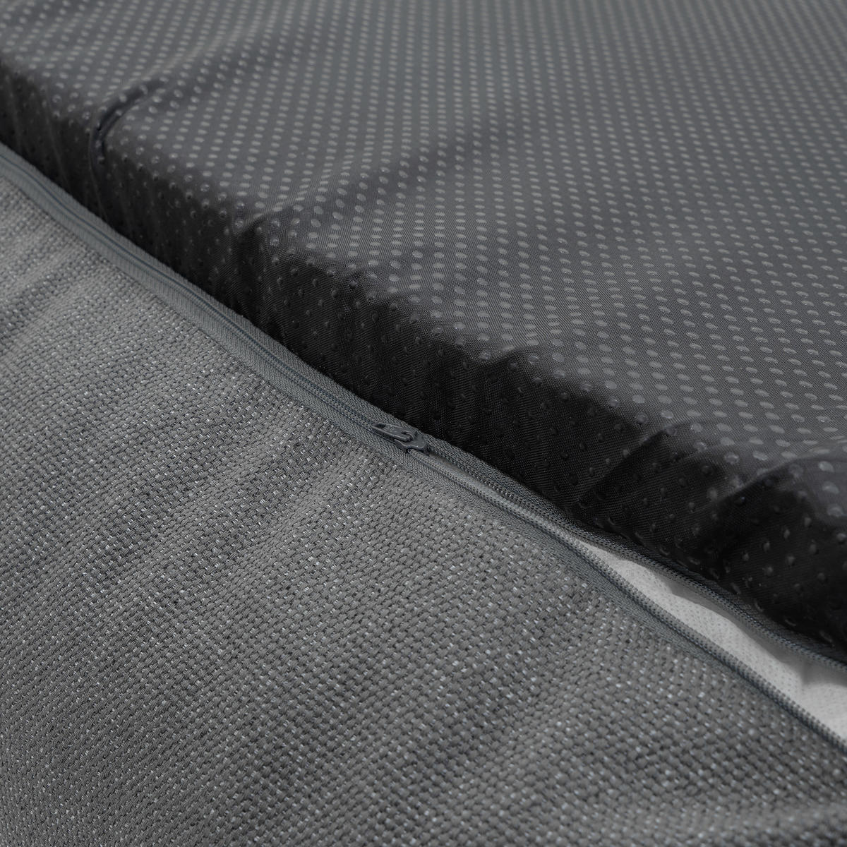 HUNDEBETT - Grau, Basics, Textil (100/25/80cm)