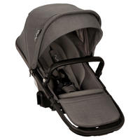 GESCHWISTERSITZ - Schwarz/Grau, Basics, Textil/Metall (24/42/91cm) - Nuna