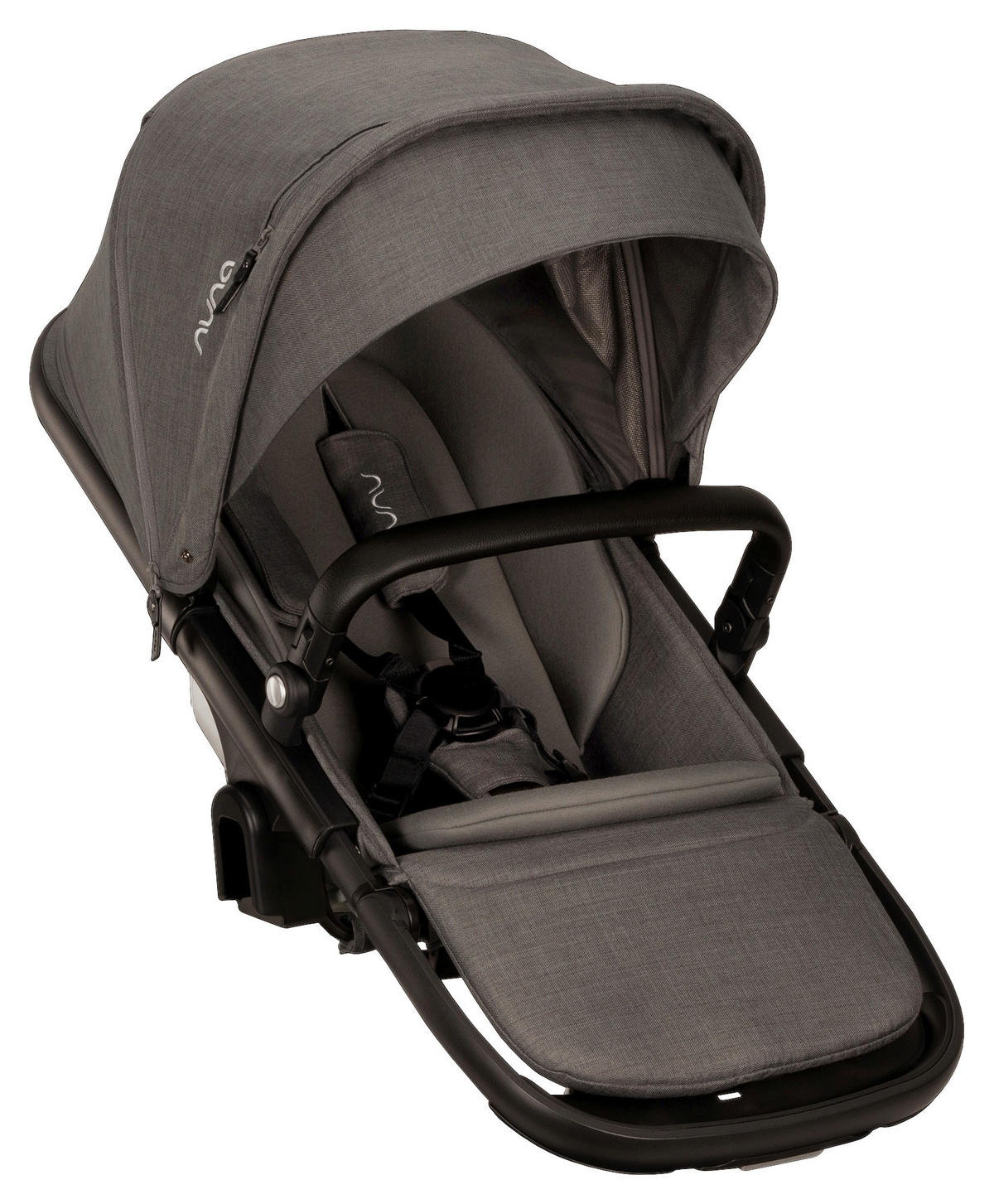 GESCHWISTERSITZ - Schwarz/Grau, Basics, Textil/Metall (24/42/91cm) - Nuna