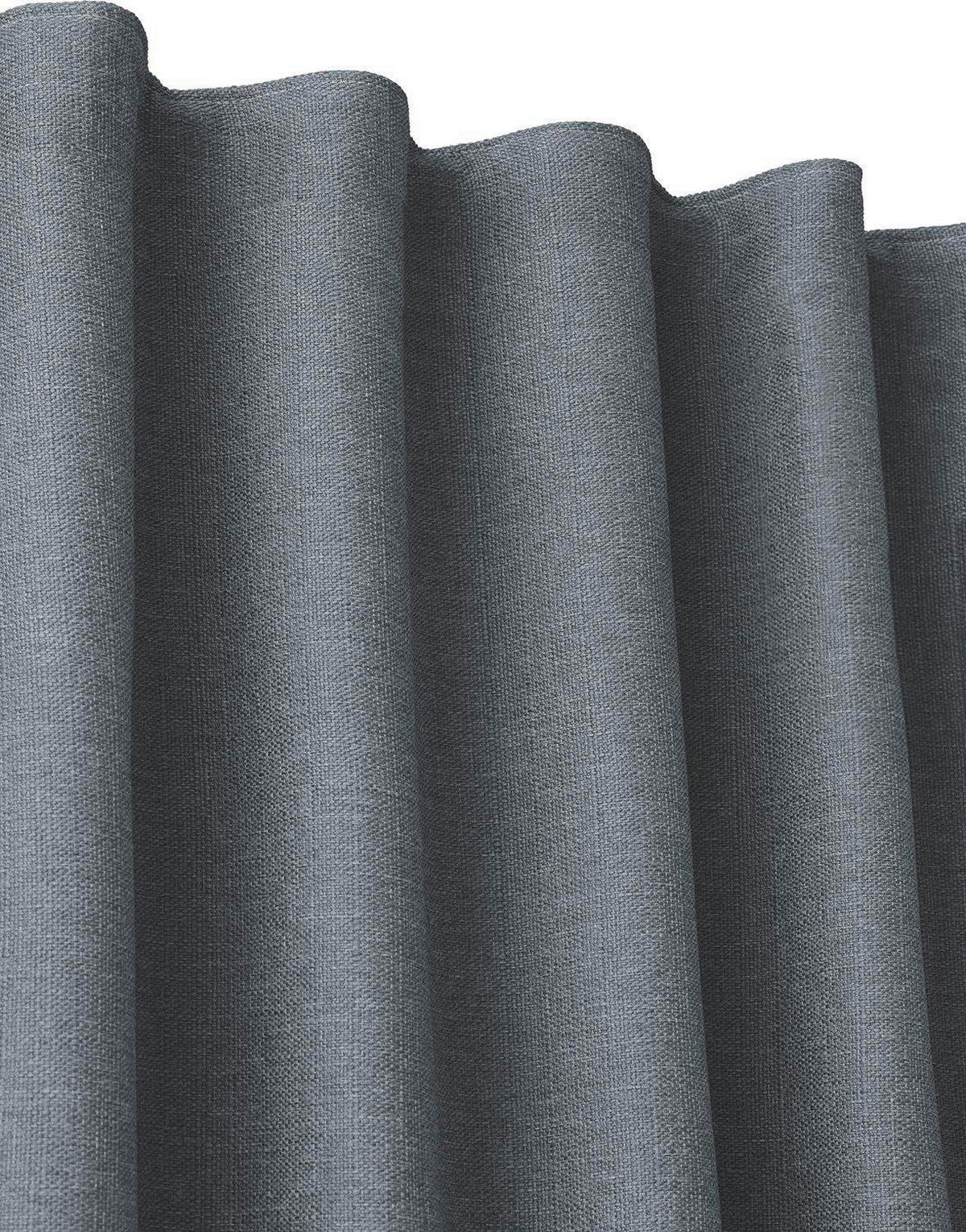 FERTIGVORHANG  halbtransparent   140/280 cm 2 Stück  - Grau, Basics, Textil (140/280cm) - Svanefors