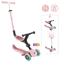 LAUFRAD GO-UP ACTIVE LIGHTS 3IN1  - Pink/Hellrosa, LIFESTYLE, Kunststoff/Metall (67/28/95,5cm) - GLOBBER