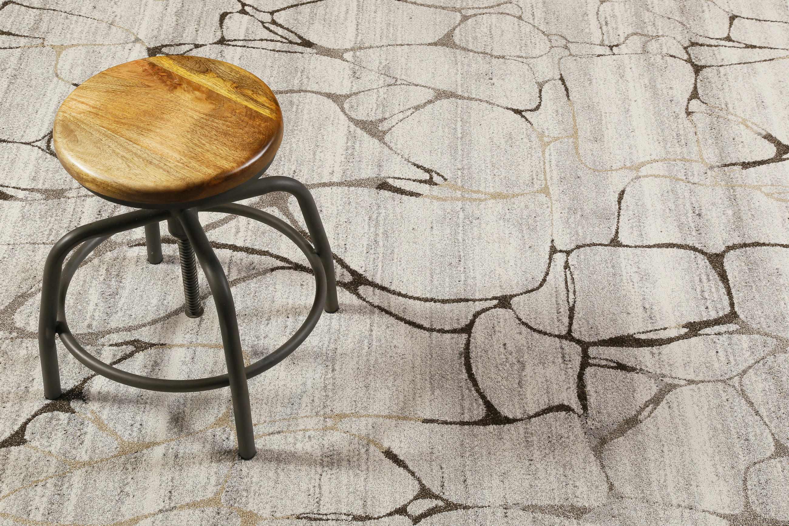 WEBTEPPICH 200/290 cm Solo Fields Taupe, Beige  - Taupe/Beige, Design, Textil (200/290cm) - WECON HOME