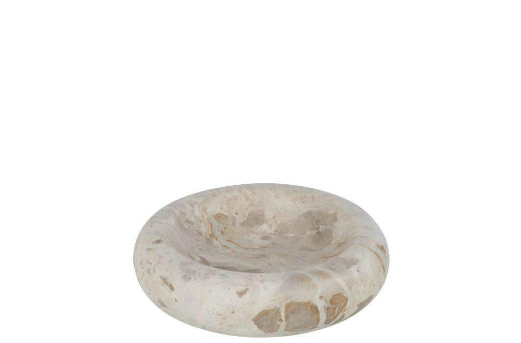 DEKOSCHALE - Beige, Basics, Stein (25/25/6cm) - Ambia Home