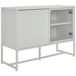 SIDEBOARD  in 100/75/41 cm  - Schwarz/Weiß, MODERN, Holzwerkstoff/Metall (100/75/41cm) - Novel