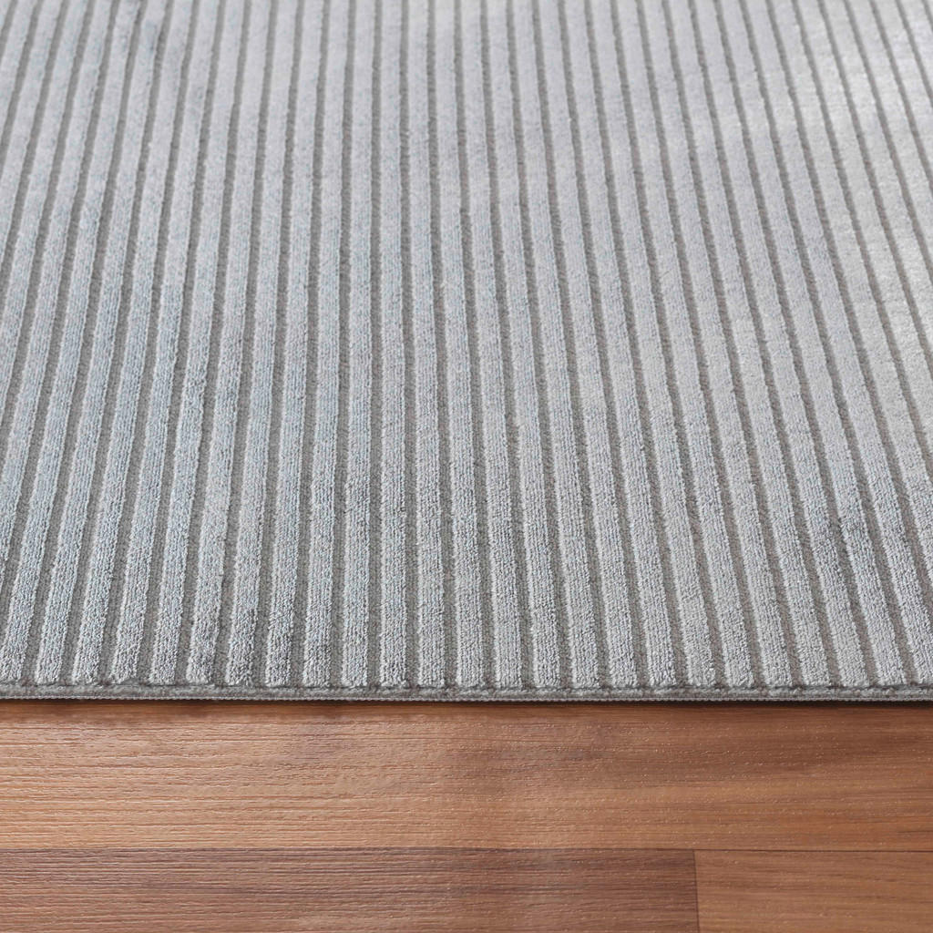 Thumbnail - Novel Webteppich Style, Grau, Textil, Uni, rechteckig, 200x290 cm, Oeko-Tex® Standard 100, pflegeleicht, Teppiche & Böde...