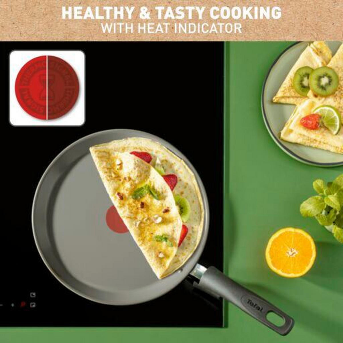 PONEV ZA PALAČINKE Renew 25 cm - siva, Basics, kovina/keramika (25cm) - Tefal