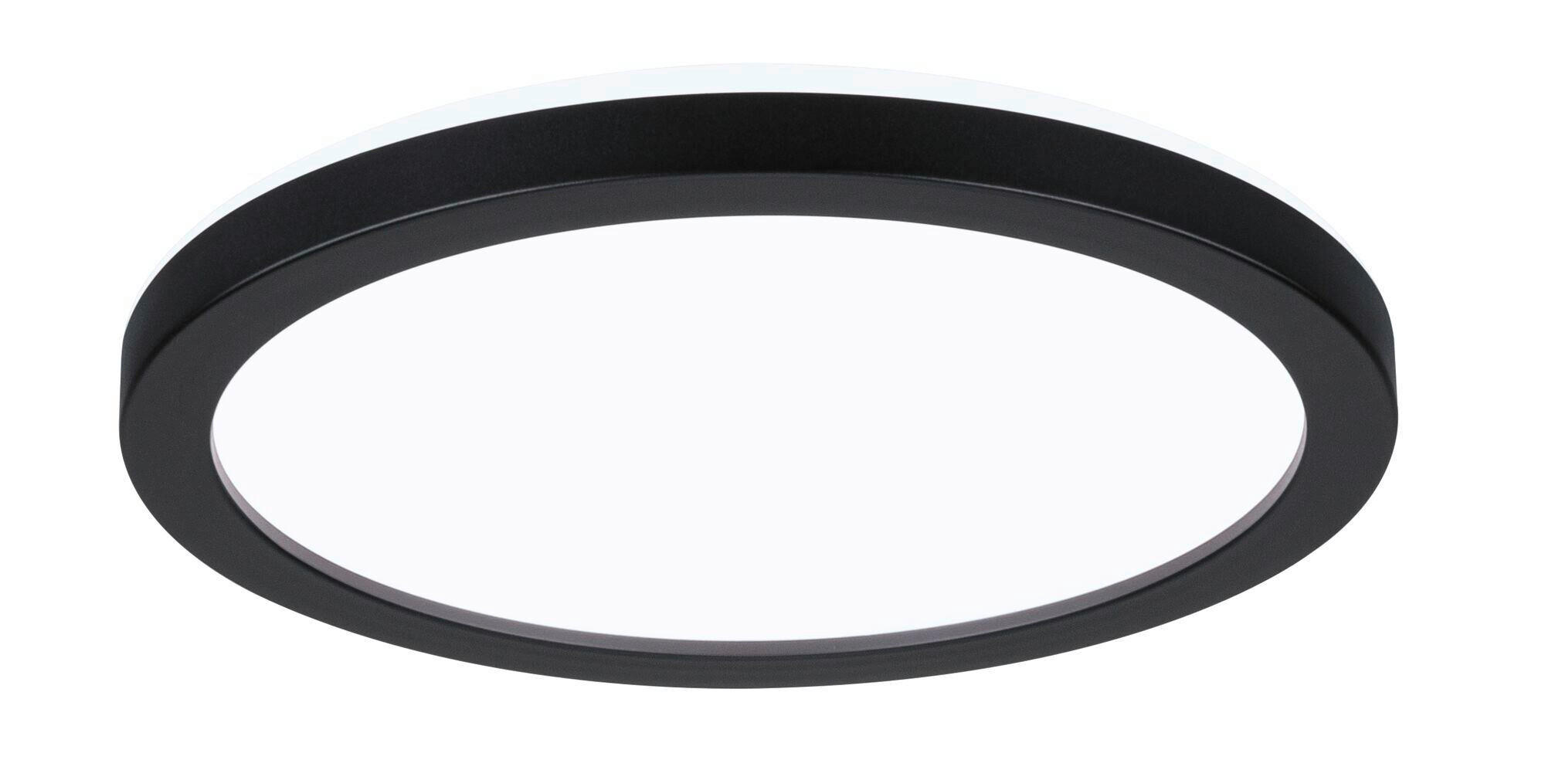 LED-PANEEL  - Schwarz, Basics, Kunststoff (19/2,8cm) - Paulmann