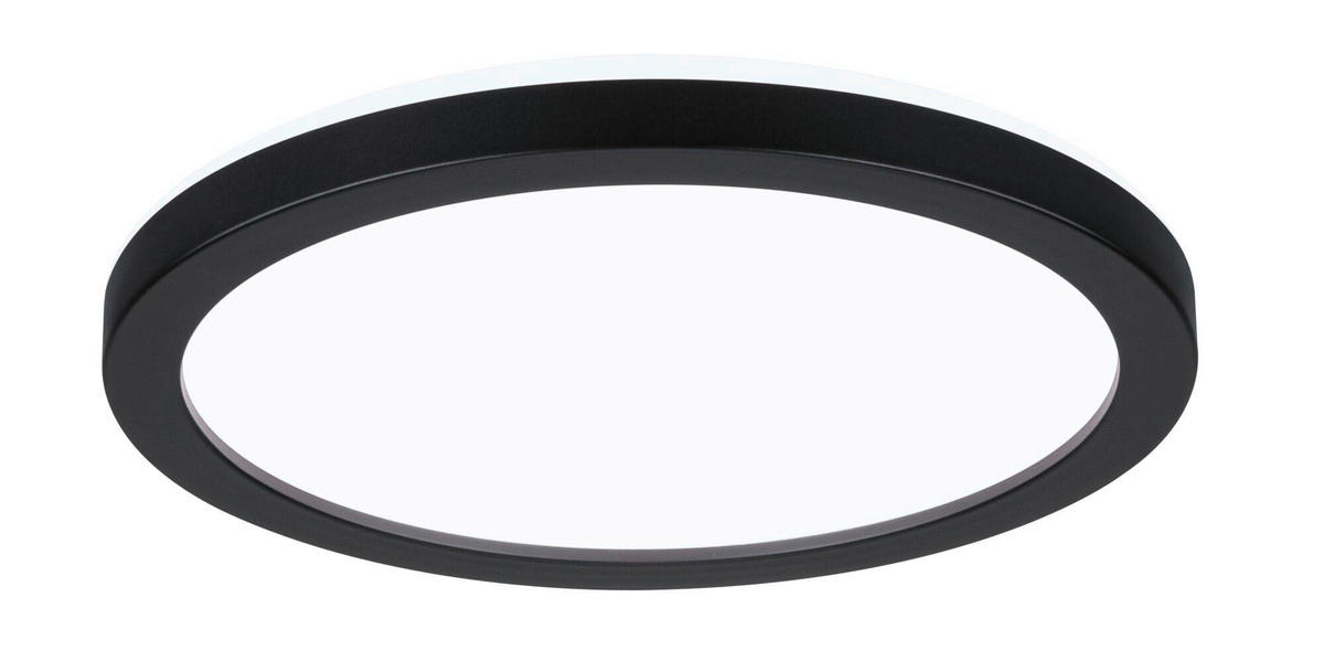 LED-PANEEL  - Schwarz, Basics, Kunststoff (19/2,8cm) - Paulmann