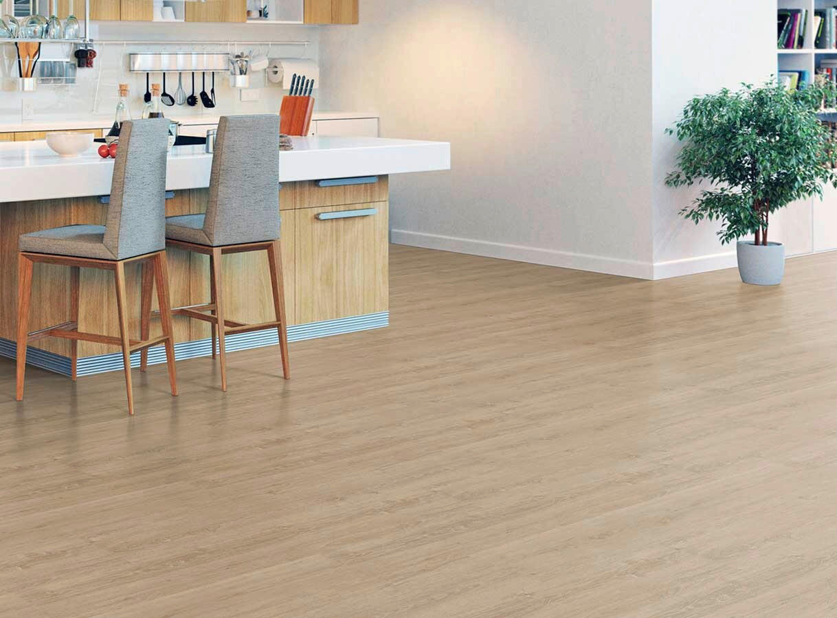 DESIGNBODEN X-Large  per  m² - Eichefarben, Basics, Kunststoff (151/22/0.75cm)