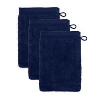 FROTTIERSET Superwuschel Dunkelblau 3-teilig  - Dunkelblau, Basics, Textil (15/20cm) - Moeve