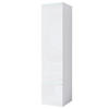 HOCHSCHRANK 30/130/33 cm  - Weiß Hochglanz/Weiß, Design, Holzwerkstoff/Kunststoff (30/130/33cm) - Livetastic
