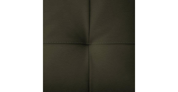 ECKSOFA in Echtleder Olivgrün 165/313 cm - Beige/Schwarz, Design, Leder/Metall (165/313cm) - Emilio Belluti