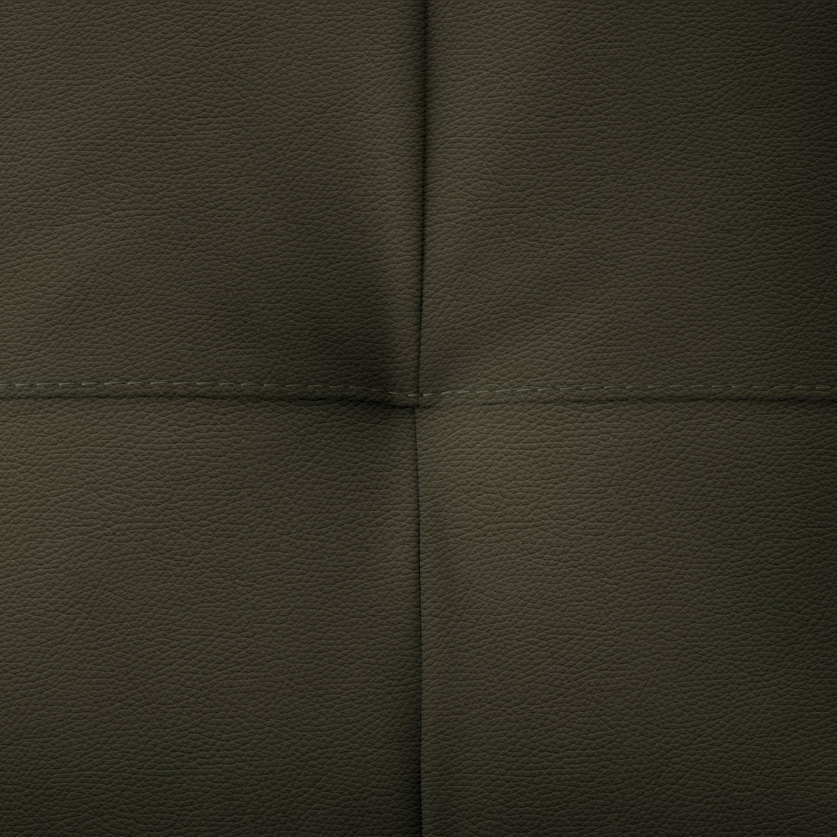 ECKSOFA in Echtleder Olivgrün  165/313 cm  - Beige/Schwarz, Design, Leder/Metall (165/313cm) - Belluti