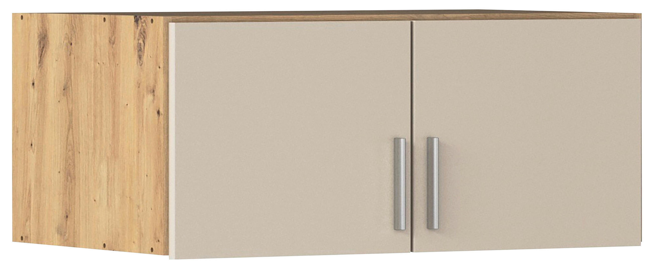 NASTAVEK ZA OMARO - barve aluminija, Moderno, umetna masa/leseni material (91/39/54cm) - Carryhome