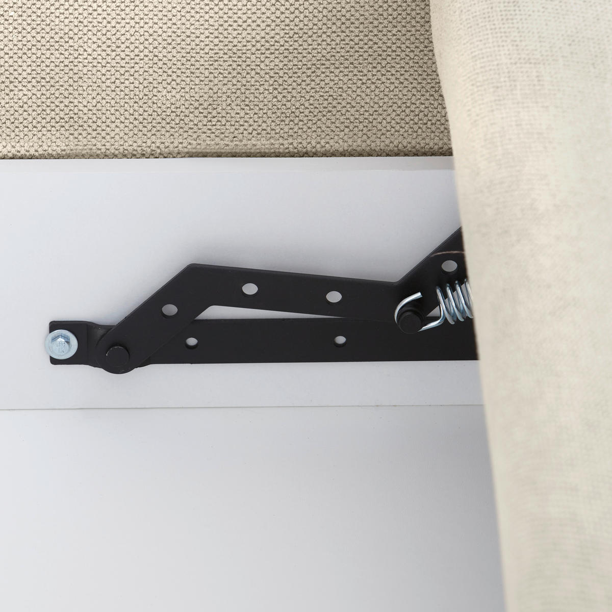 ECKSOFA in Sahara  - Schwarz/Sahara, Modern, Textil/Metall (238/162cm) - Ondega