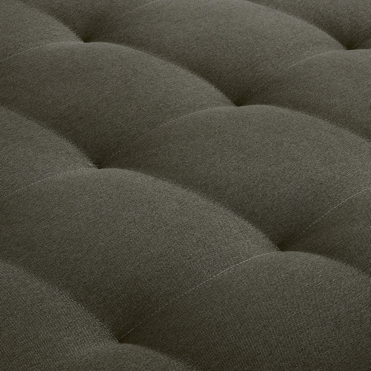 ECKSOFA Naomi Dunkelgrau Mikrofaser Rückenkissen  - Dunkelgrau/Schwarz, Design, Kunststoff/Textil (243/284cm) - P & B
