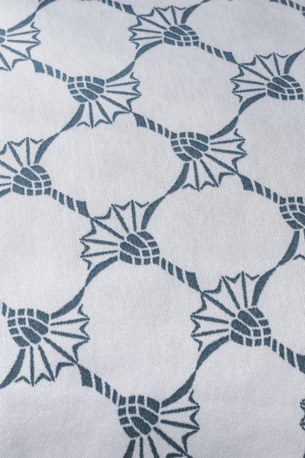 KISSENHÜLLE CORNFLOWER GLEAM 80/40 cm  - Blau/Grün, Basics, Naturmaterialien/Textil (80/40cm) - Joop!