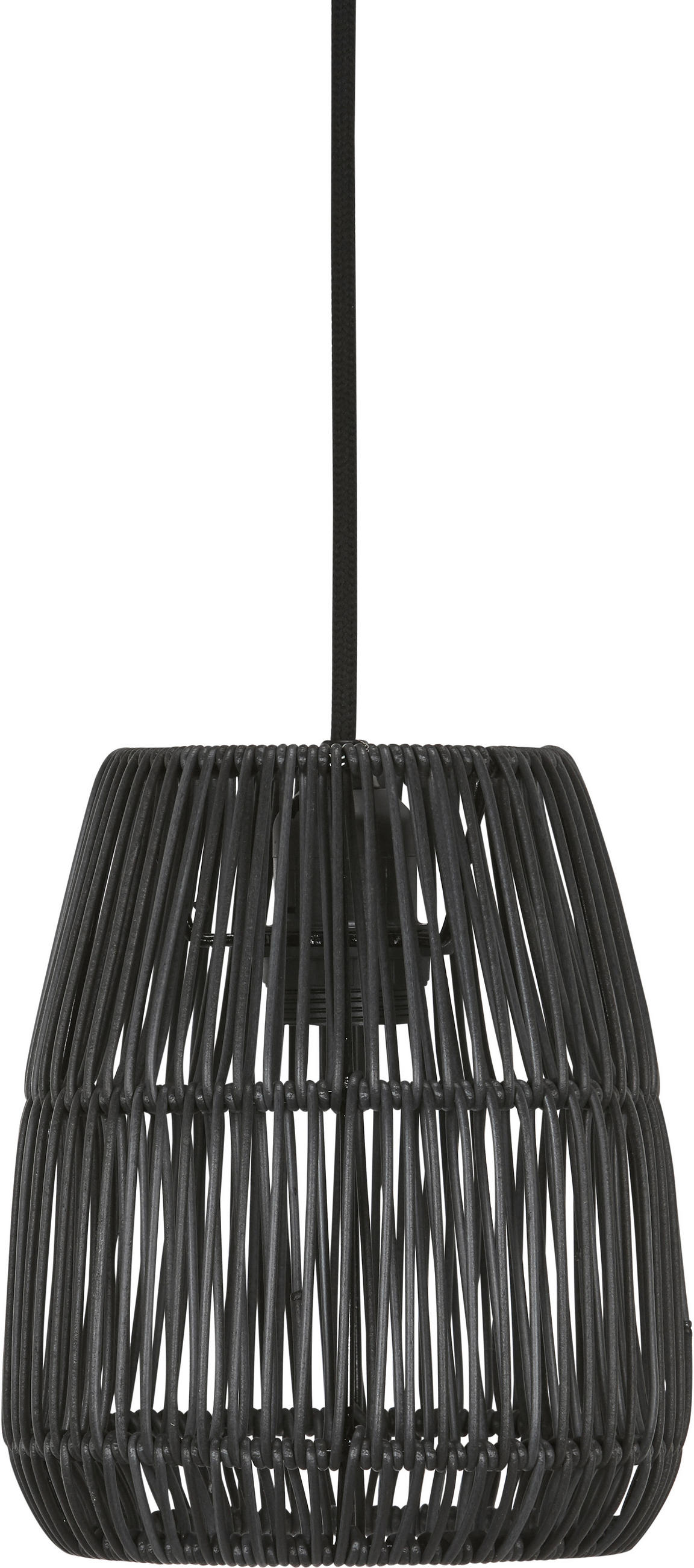 VENKOVNÍ ZÁVĚSNÉ SVÍTIDLO - černá, Basics, plast (18/250cm)