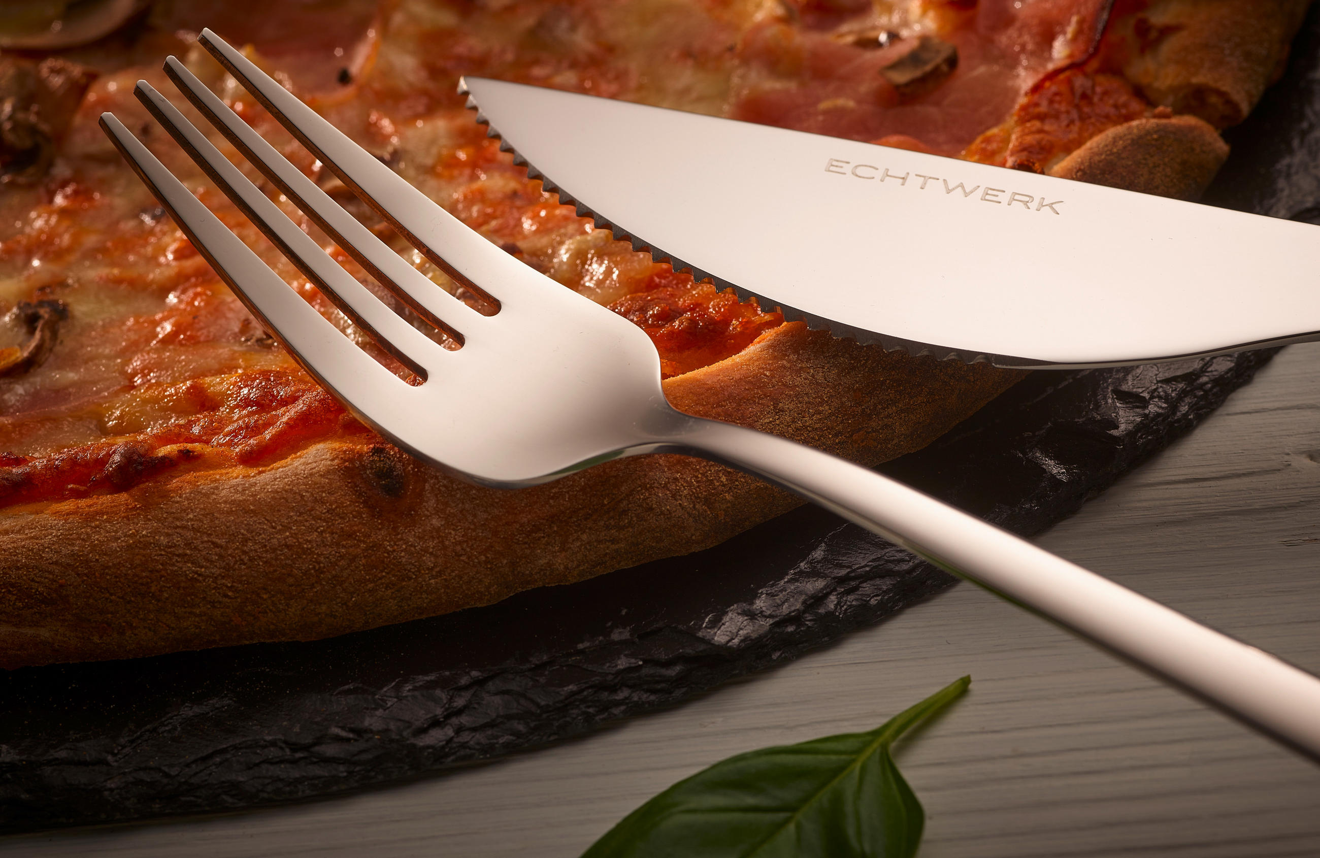 PIZZABESTECK Edelstahl  - Silberfarben, Basics, Metall (23cm) - Echtwerk