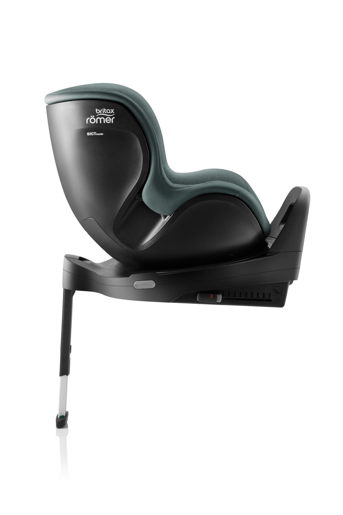 REBOARDER-KINDERSITZ Dualfix Pro M Balsam  - Graugrün, Basics, Kunststoff/Textil (44/48/74cm) - Britax Römer