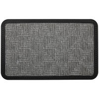 FUßMATTE 50/80 cm Border Star  - Grau, KONVENTIONELL, Textil (50/80cm) - Esposa