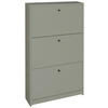 SCHUHKIPPER Flap  in 60/104/16 cm  - Schwarz/Pinienfarben, Design, Holzwerkstoff/Metall (60/104/16cm) - Xora