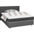 BOXSPRINGBETT 160/200 cm in Grau, Dunkelgrau - Dunkelgrau/Silberfarben, Design, Holz/Textil (160/200cm) - Carryhome BOXSPRINGBETT 160/200 cm in Grau, Dunkelgrau - Dunkelgrau/Silberfarben, Design, Holz/Textil (160/200cm) - Carryhome
