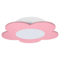 DĚTSKÉ STROPNÍ SVÍTIDLO, 33/20 cm  - růžová, Basics, kompozitní dřevo/plast (33/20cm)