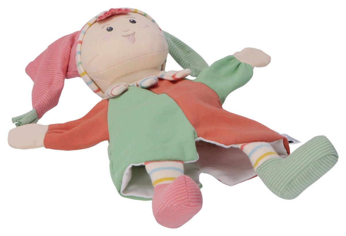 HANDPUPPE - Grün, Basics, Textil (32/27/8cm) - Sterntaler