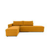 ECKSOFA LOOKS III Gelb Webstoff  - Gelb/Schwarz, Design, Kunststoff/Textil (287/229cm) - LOOKS by W.Joop