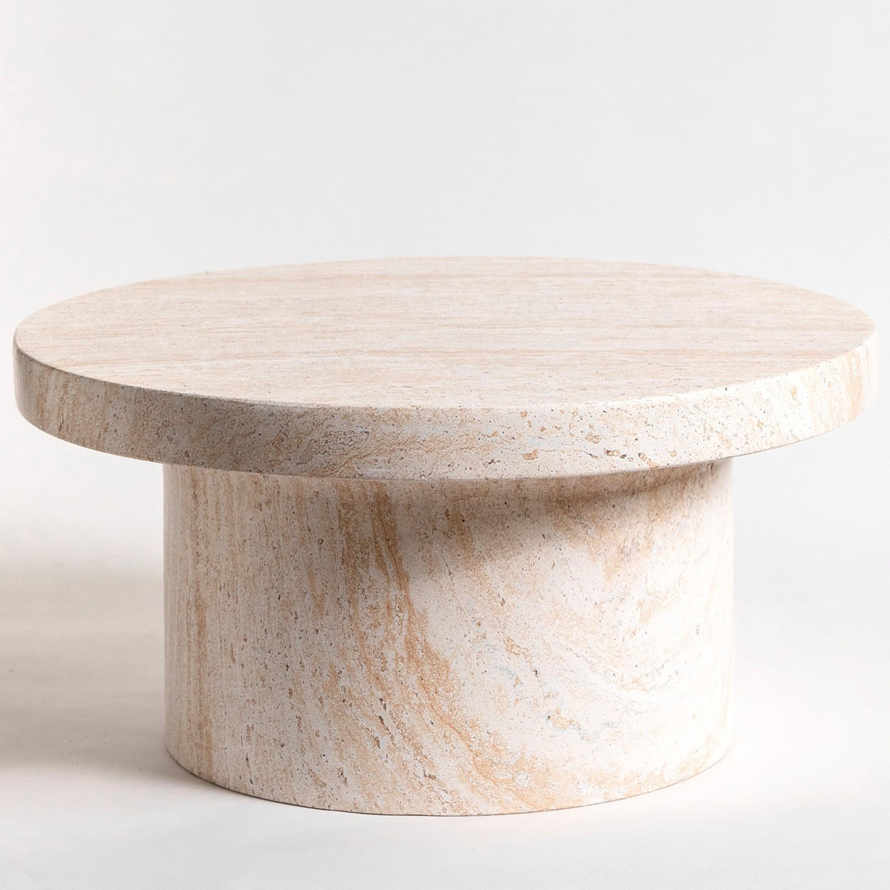 COUCHTISCH rund Kaschmir  - Kaschmir, Design, Stein (60/30/60cm) - MID.YOU