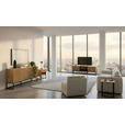 SIDEBOARD Bueno 160/80/40 cm  - Schwarz/Eiche Artisan, MODERN, Holzwerkstoff/Metall (160/80/40cm) - Xora
