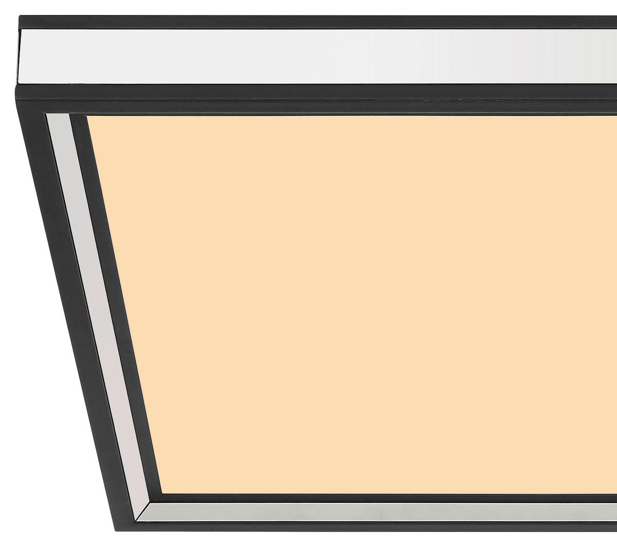 STROPNA LED-SVETILKA   //3000 K/230 V/ - črna/opal, Basics, kovina/umetna masa (30/30/6,5cm) - Globo