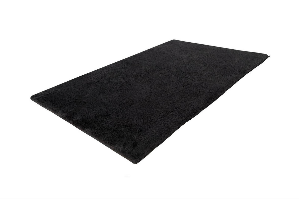 HOCHFLORTEPPICH 70/130 cm Rabbit Light 125 Dunkelgrau Dunkelgrau  - Dunkelgrau, KONVENTIONELL, Kunststoff/Textil (70/130cm)