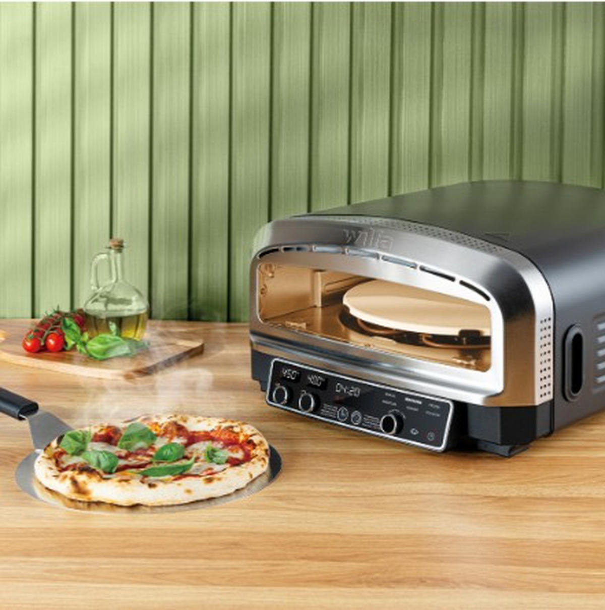 PIZZAUGN - stålfärgad/svart, Design, metall - Wilfa