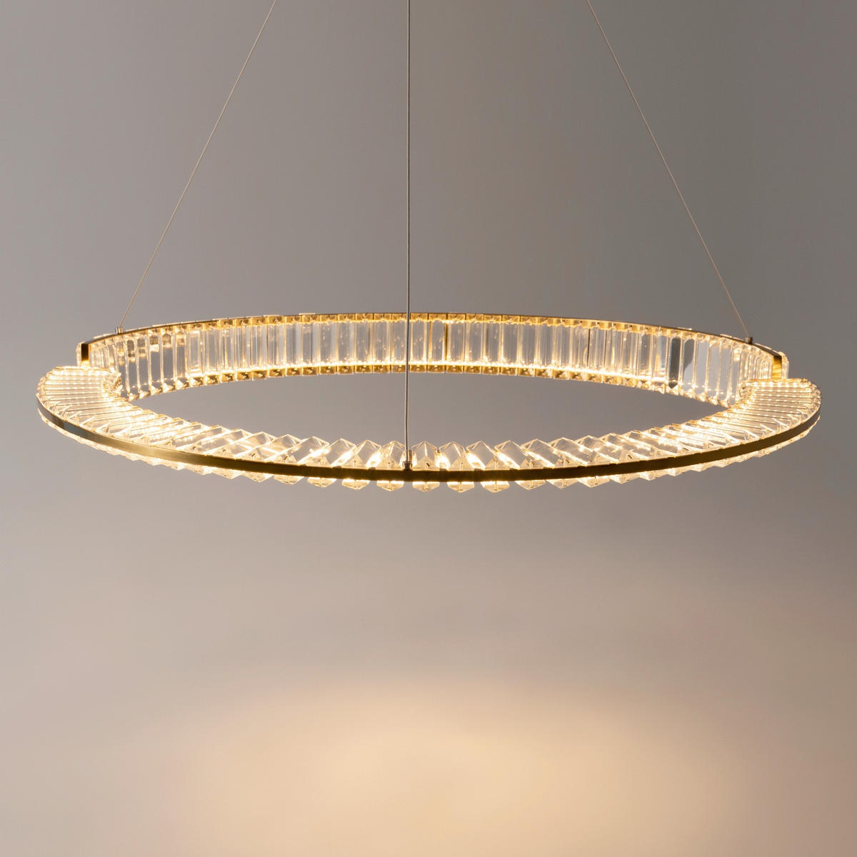PENDELLEUCHTE Krone 80/12 cm  - Messingfarben, Design, Metall (80/12cm) - MAYTONI